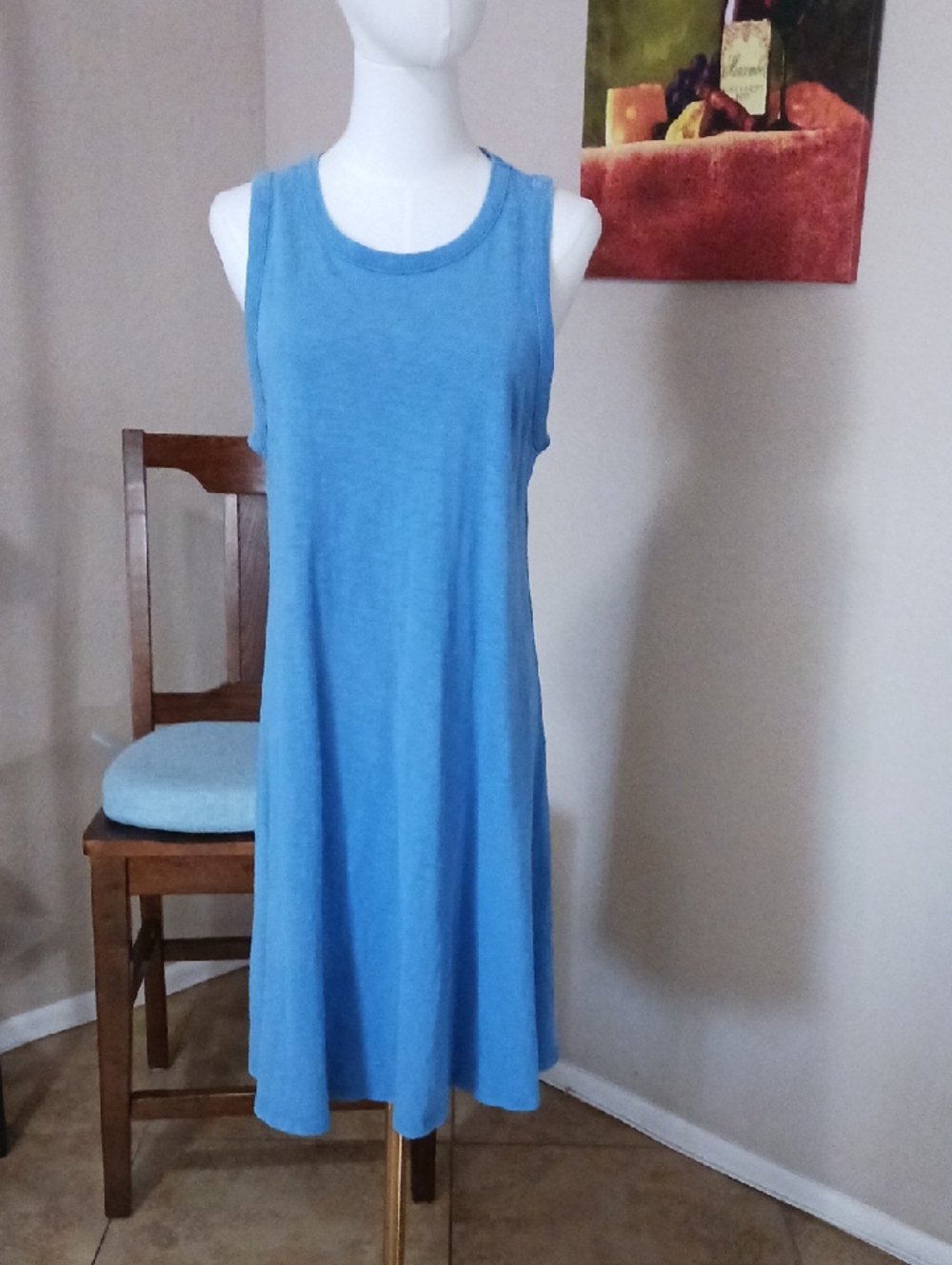 Universal Thread Light Blue Scoop Neck Tank Dress